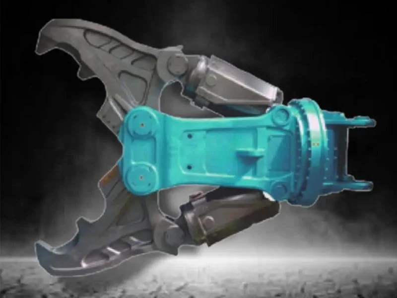 Heavy-Duty Cutter Attachment for Excavators Construction Use