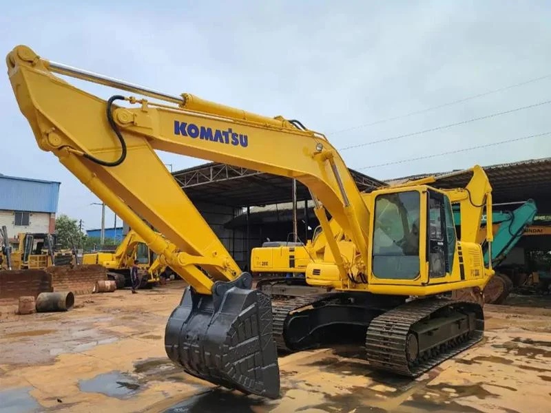 Komatsu PC200 Hydraulic Excavator 20 Ton for Construction Use
