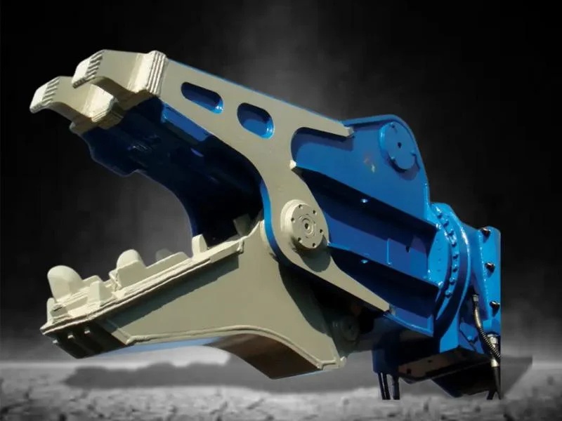 Rotary Pulveriser Attachment for Excavators Concrete & Rebar Demolition