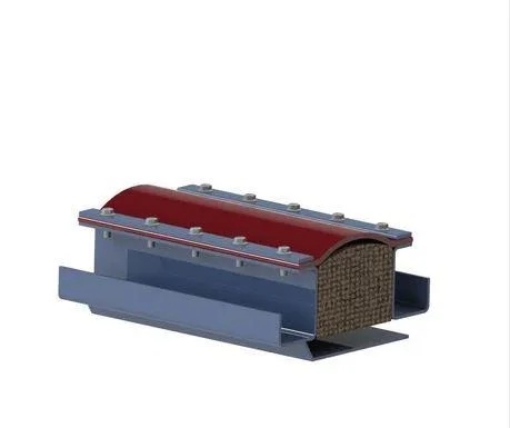 Non-Metallic Expansion Joints : Fabric Expansion Joint + Rectangular High-Temperature Grade + PTFE/Elastomer for Flue Gas Ductin