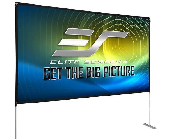Yard Master Lite + 125â€³ 16:9 + SilkWhite 2 / Outdoor Portable / Backyard, Events