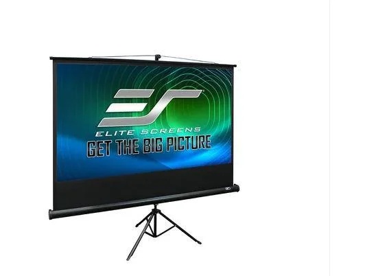 ezCinema Tab-Tension Floor Pull-Up Screen + 16:9 X-Ratio + Matte White CineWhiteÂ® P / Portable Projection / Educational, Corpor