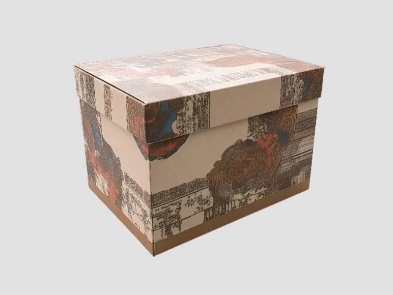 11x7x3 Inch Printed Corrugated Box