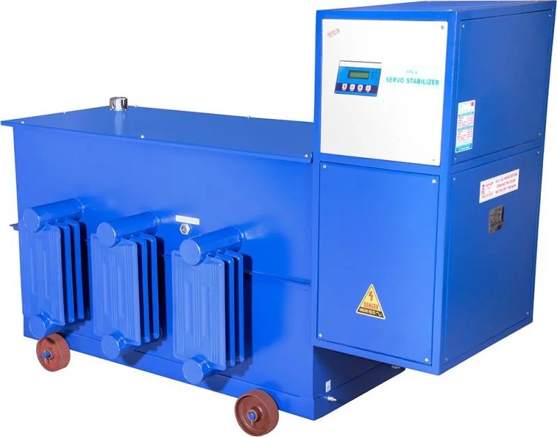 Servo Voltage Stabilizer â€“ Three Phase Oil Cooled â€“ High Accuracy Â±1% Regulation