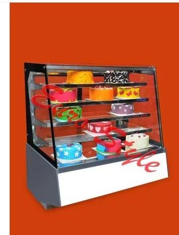 4 Rack Glass Display Counter for Retail and Commercial Spaces
