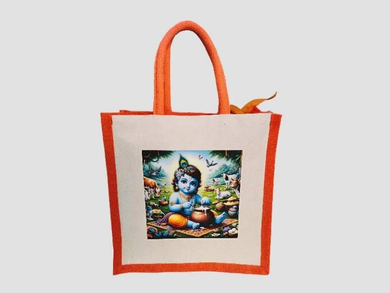 Baby Shower Jute Bags Eco-Friendly Return Gift Use