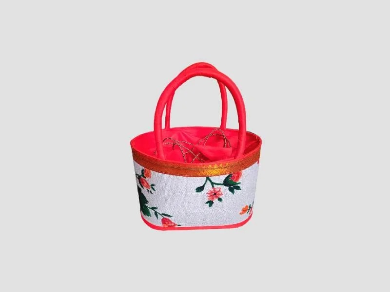 Hand Made Pooja Butta Bags Eco-Friendly Material Festival And Ceremony Use
