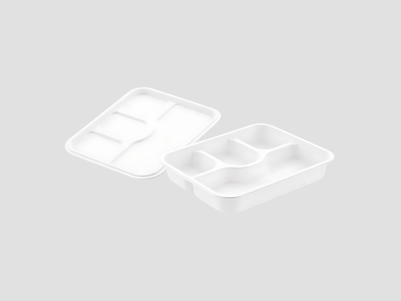 4 CP Meal Tray For Organized Food Serving And Packaging Applications