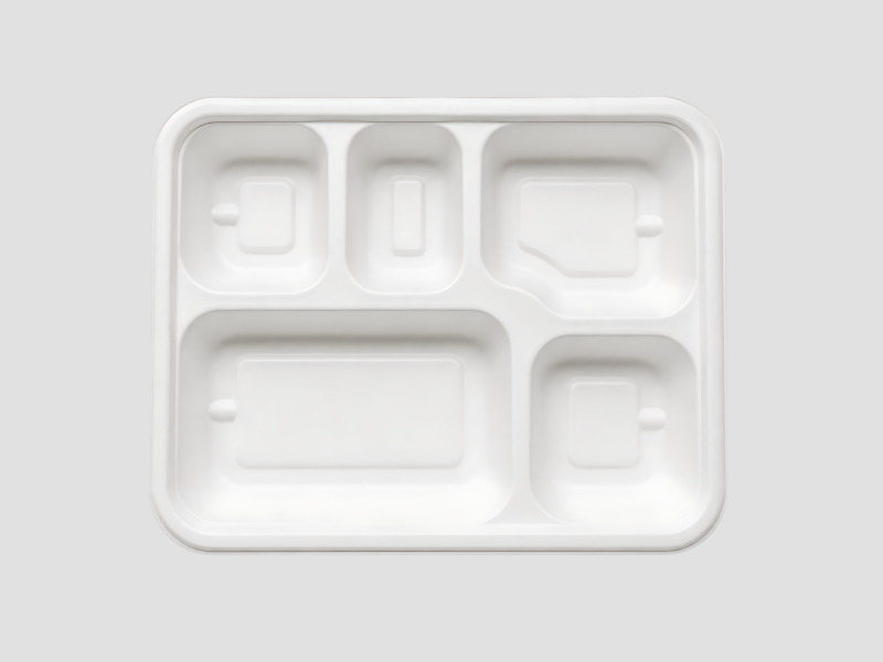 5 CP Meal Tray B2B For Bulk Food Packaging And Catering Applications