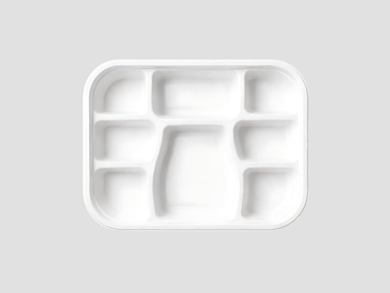 8 CP Meal Tray For Organized Food Serving And Packaging Applications