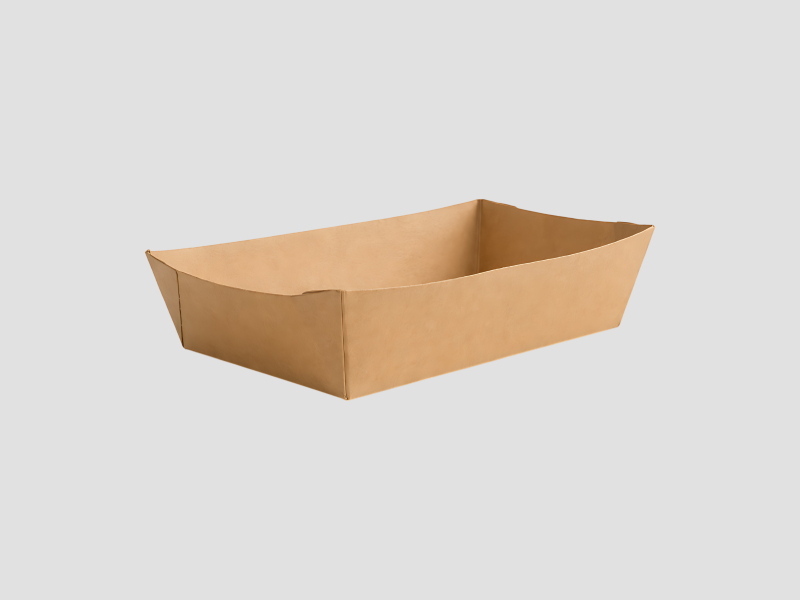 Kraft Boat Tray 500 ML For Food Serving And Takeaway Applications