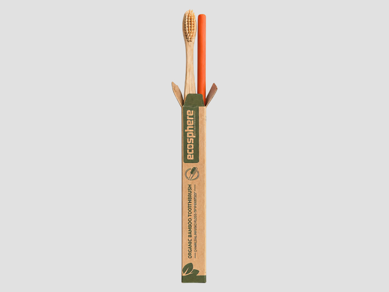 Kraft Brush Box With Printing For Toothbrush Packaging Applications