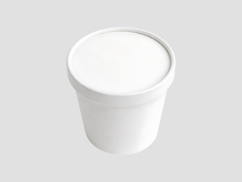Paper Container With Lid 50 ML For Food Packaging And Storage Applications