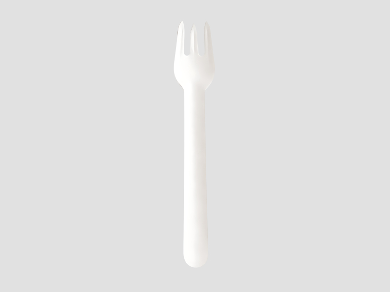 Paper Fork For Hygienic Food Serving And Disposable Dining Applications