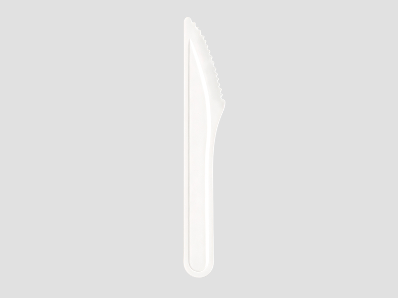 Paper Knife For Hygienic Food Cutting And Dining Applications