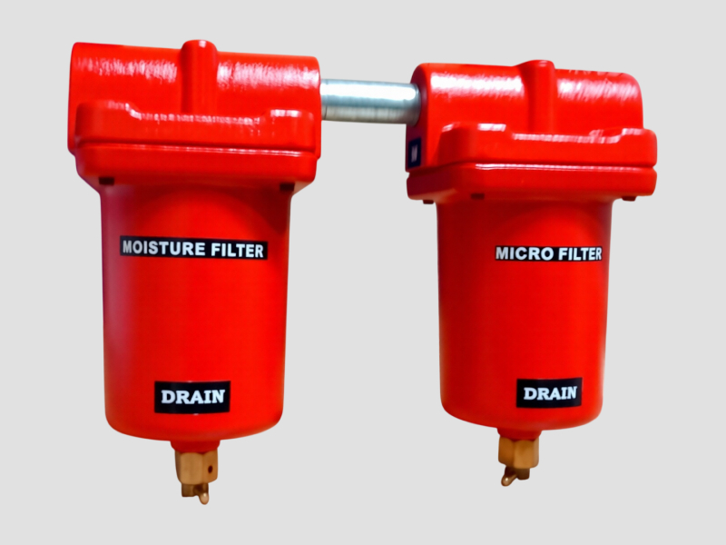 Dual Stage Air Filter System for Compressed Air Lines