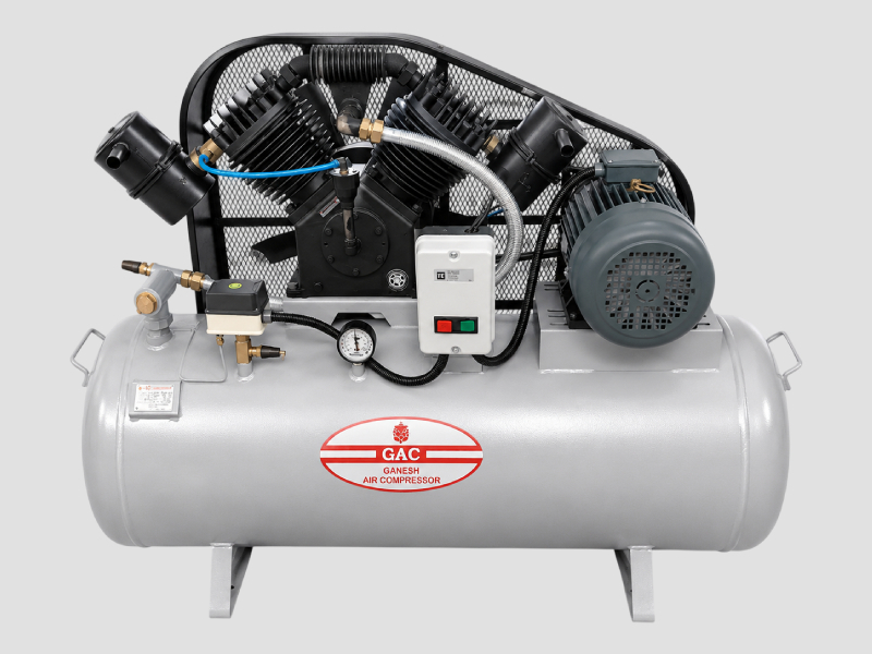 Ganesh Heavy Duty W Type Piston Compressor for Industrial Use