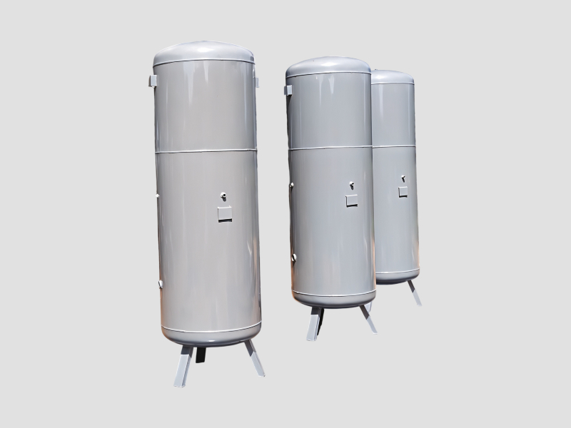 Industrial Vertical Air Receiver Tank for Compressor Systems