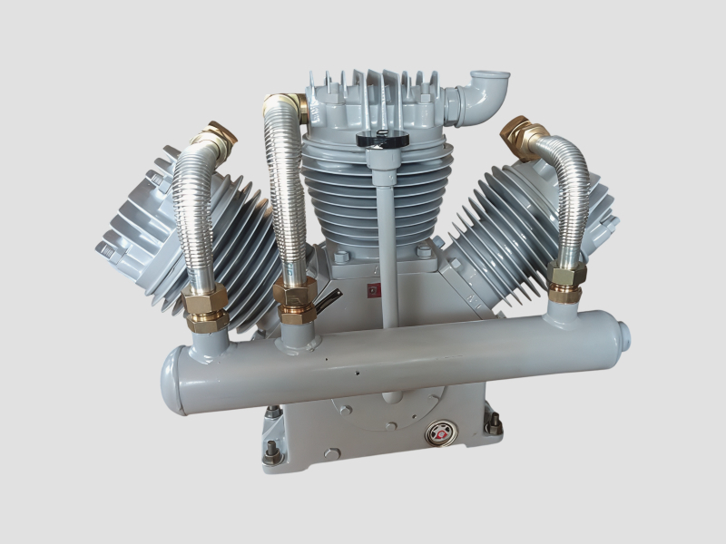 Three Cylinder W Type Air Compressor Pump Head for Industrial Use