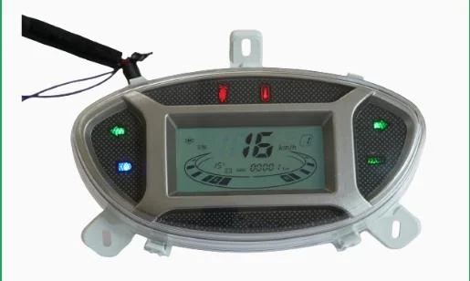 Digital Instrumental Cluster â€“ Monochrome LCD Display for Vehicles
