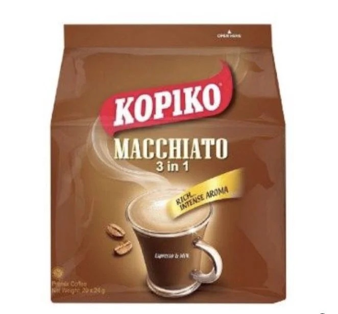 Kopiko Macchiato Instant Coffee Sachets 20 x 24 g