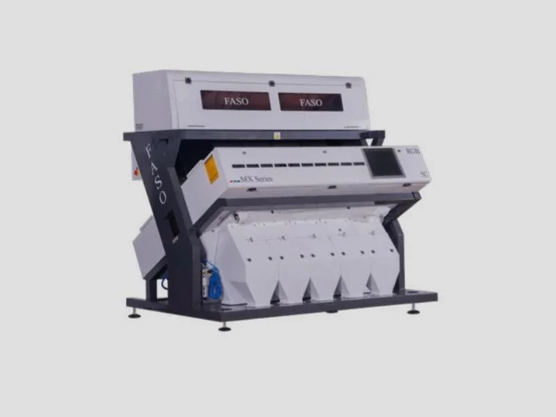 Semi Automatic Mini Rice Color Sorter Machine Compact Industrial Rice Sorting System