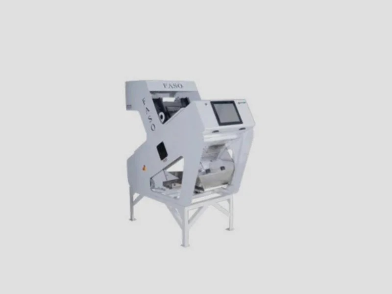 Semi Automatic White Sesame Trichromatic Color Sorting Machine for Industrial Use