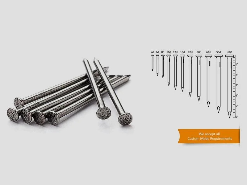 Bulk Nails Smooth/Ring/Screw Shank for Framing and Carpentry