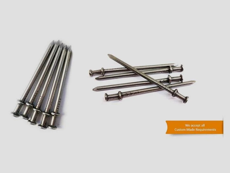 Duplex Double Head Nails for Temporary Construction & Framework