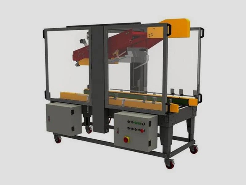 Fully Automatic Random Size Carton Sealer PW 559AF – Industrial Packaging