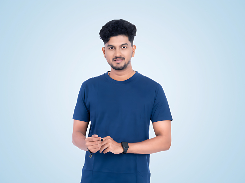 Men’s Cotton Round Neck T Shirt For Casual Wear - 200 GSM 