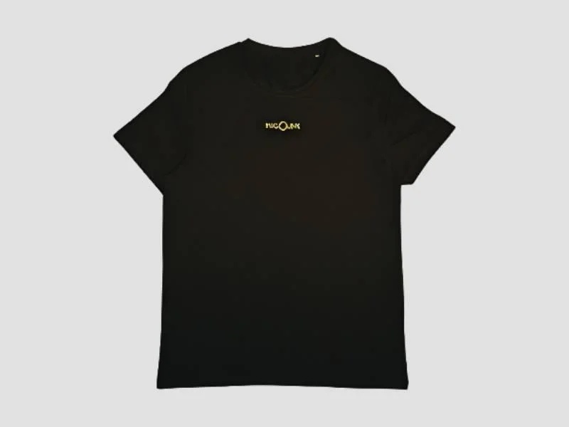 Women Cotton Crew Neck Half Sleeve T Shirt Casual Wear Black