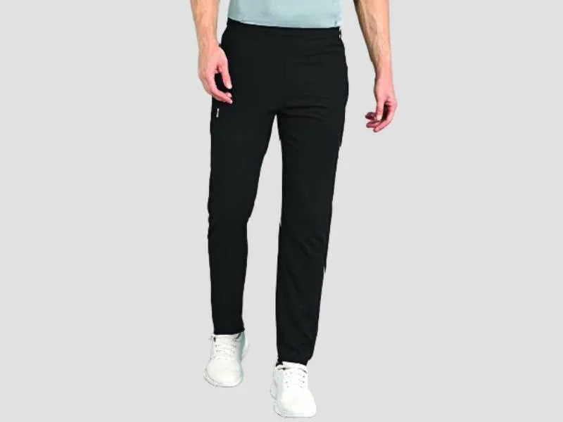 Men’s Black Jogger Track Pants for Casual and Sports Wear
