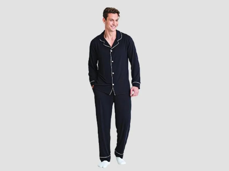 Men’s Black Pyjama Pants for Nightwear and Casual Use
