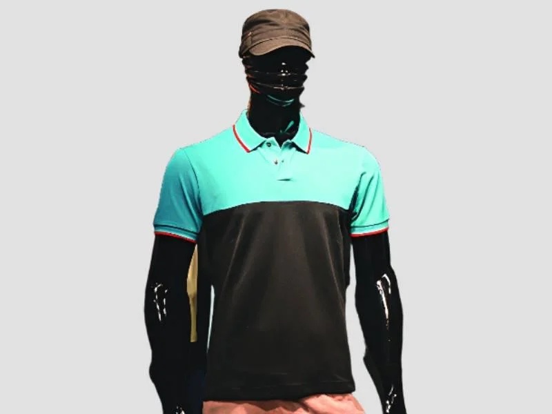 Men’s Cut and Sew Polo T-Shirt Cotton Casual Wear Apparel