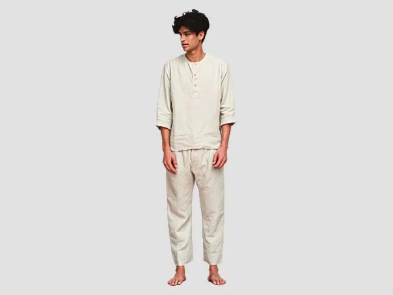 Men’s Plain Grey Pyjama Pants for Nightwear and Casual Use