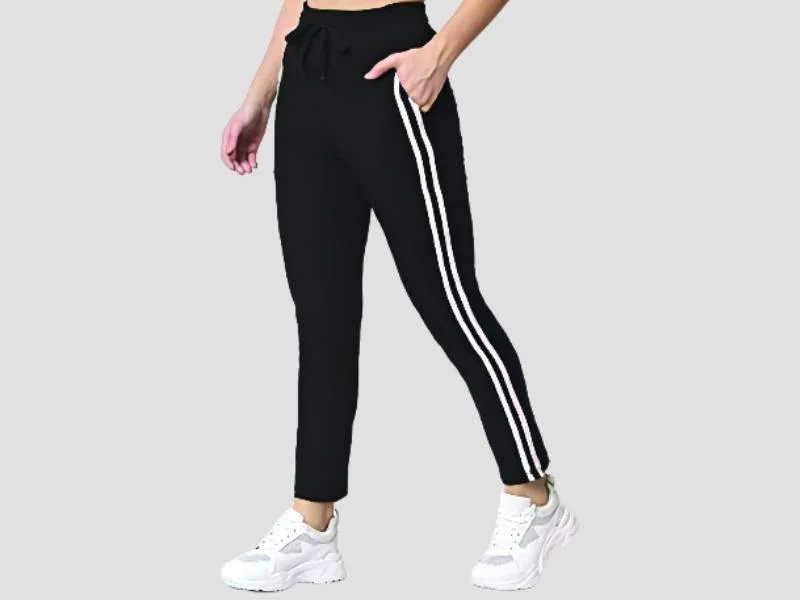 Men’s black Track Pants for Casual and Sports Wear
