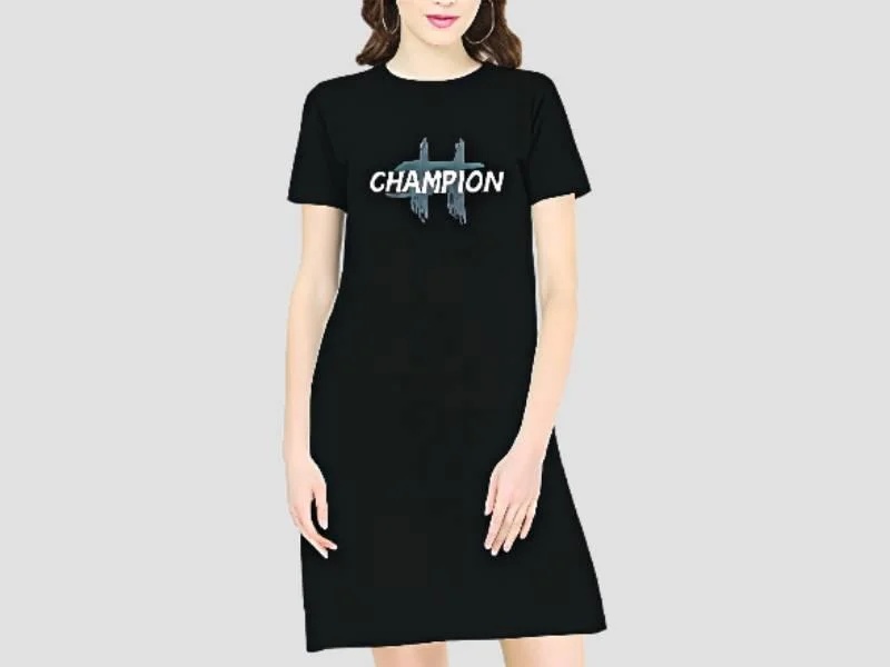 Women’s Black Long Top for Casual Wear and Daily Use