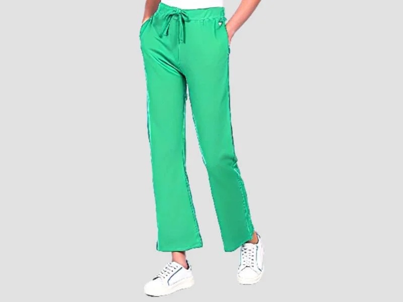 Women’s Green Track Pants for Casual Wear and Sports Use