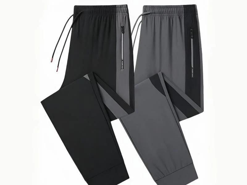 Woven Tapered Cargo Slacks For Modern Casual Utility Wear