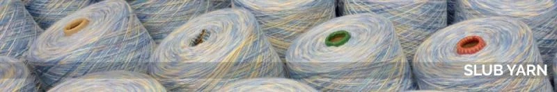 Slub Cotton Yarn for Knitting and Weaving Applications