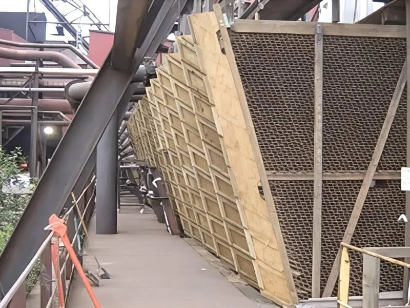Wooden Fills Cooling Tower Natural Draft Industrial Cooling