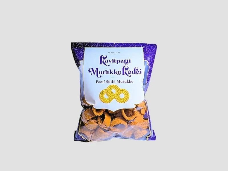 Poondu Murukku Garlic Infused Circular Fry
