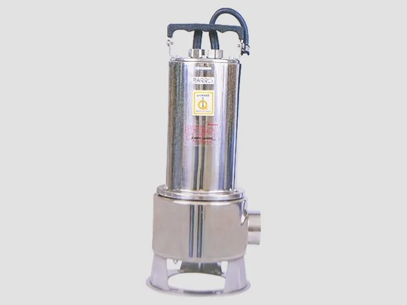 Non Clog Sewage Submersible Pumps Industrial Waste Water Handling