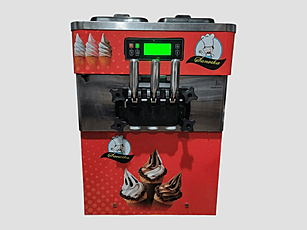 Softy Ice Cream Machine 2+1 Double Compressor Model with Air Pump