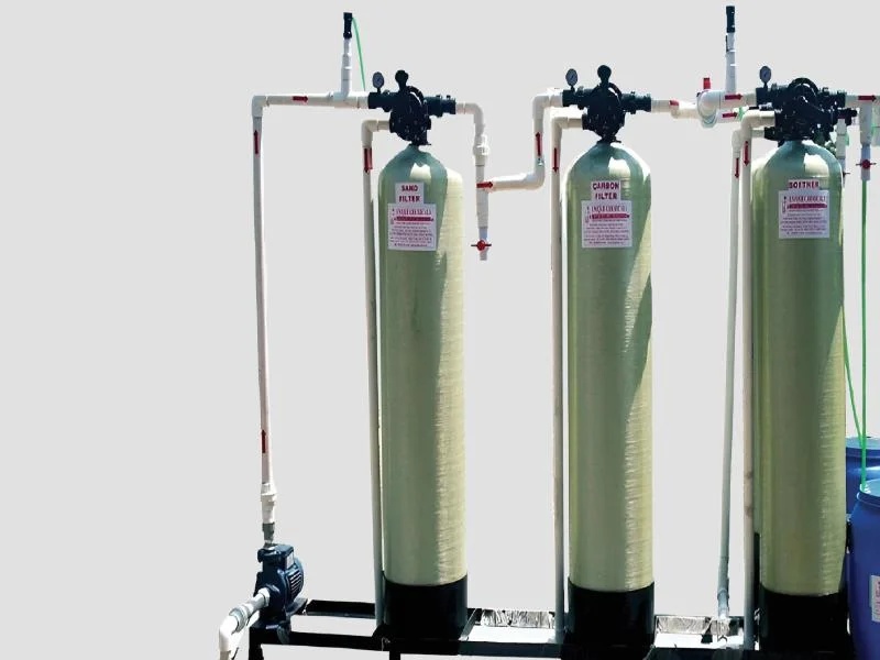 Sand Carbon Filter For Removing Turbidity
