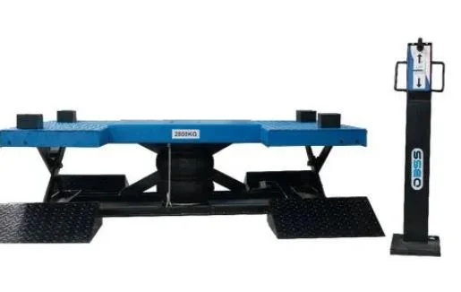 Pneumatic Low Rise Car Lift for Tyre and Wheel Service