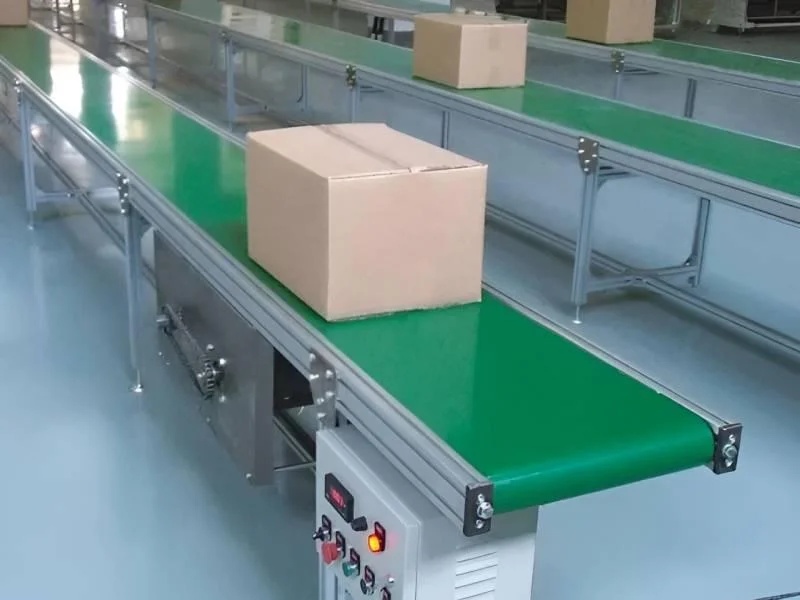 Box Transfer Conveyor 40 M Per Min Speed for Industrial Use
