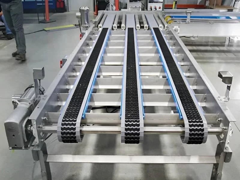 Drag Chain Conveyor System 1 TPH for Industrial Material Handling