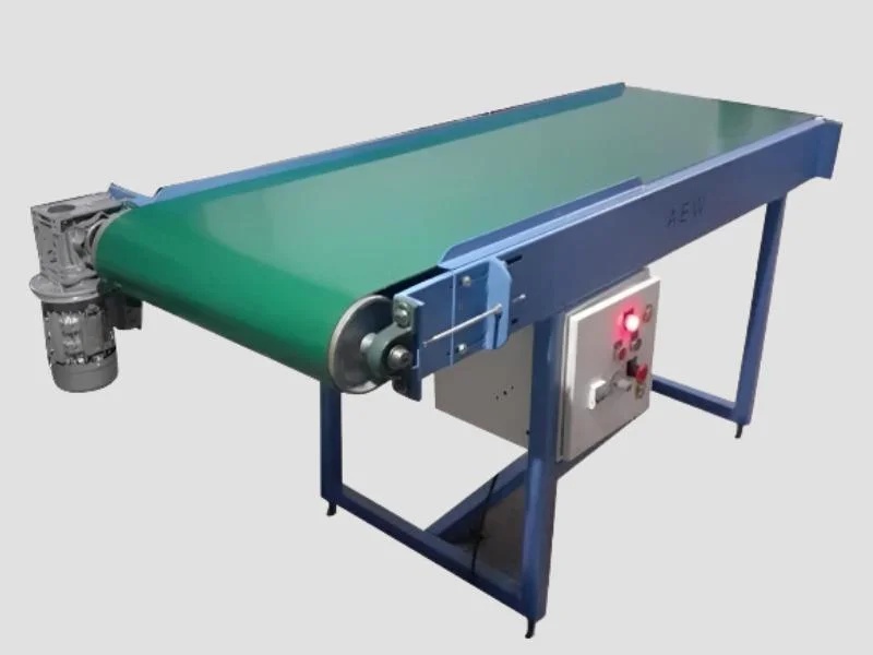 Flat Belt Conveyor System 500 Kg Per Feet for Warehouse Use